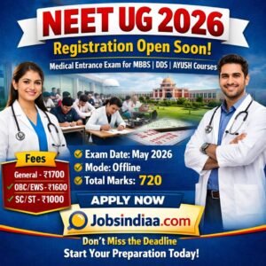 NEET UG 2026 Registration