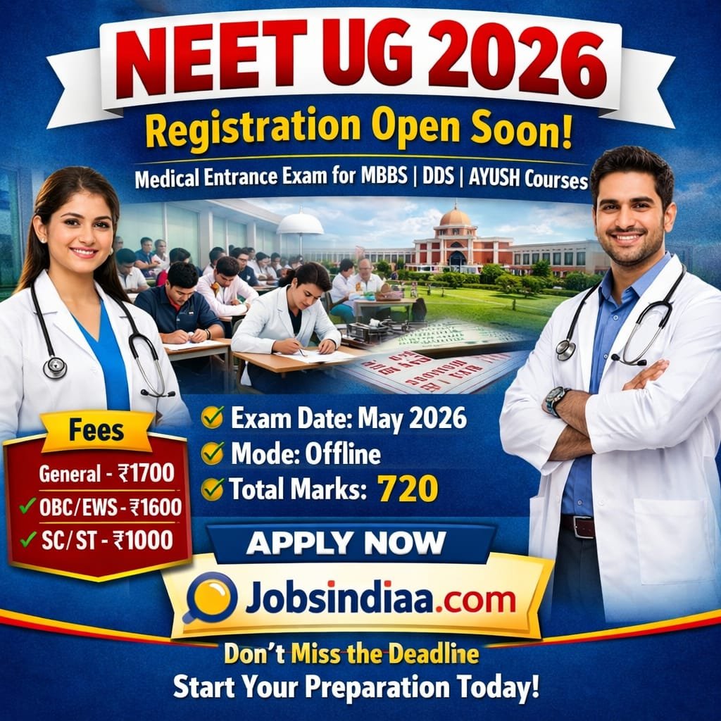 Read more about the article NEET UG 2026: Nationwide Medical Entrance Registration Open!