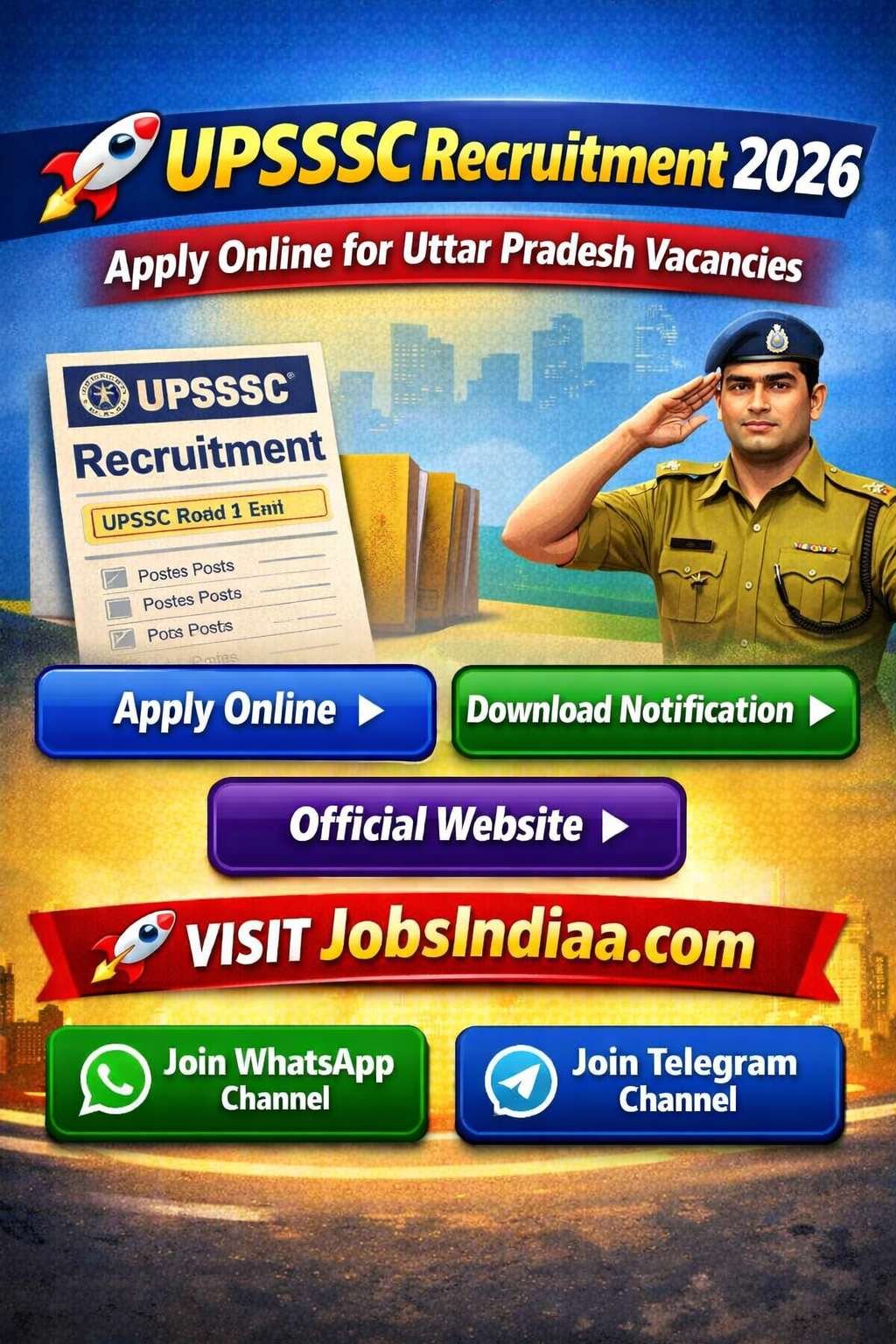 UPSSSC Recruitment 2026 Notification