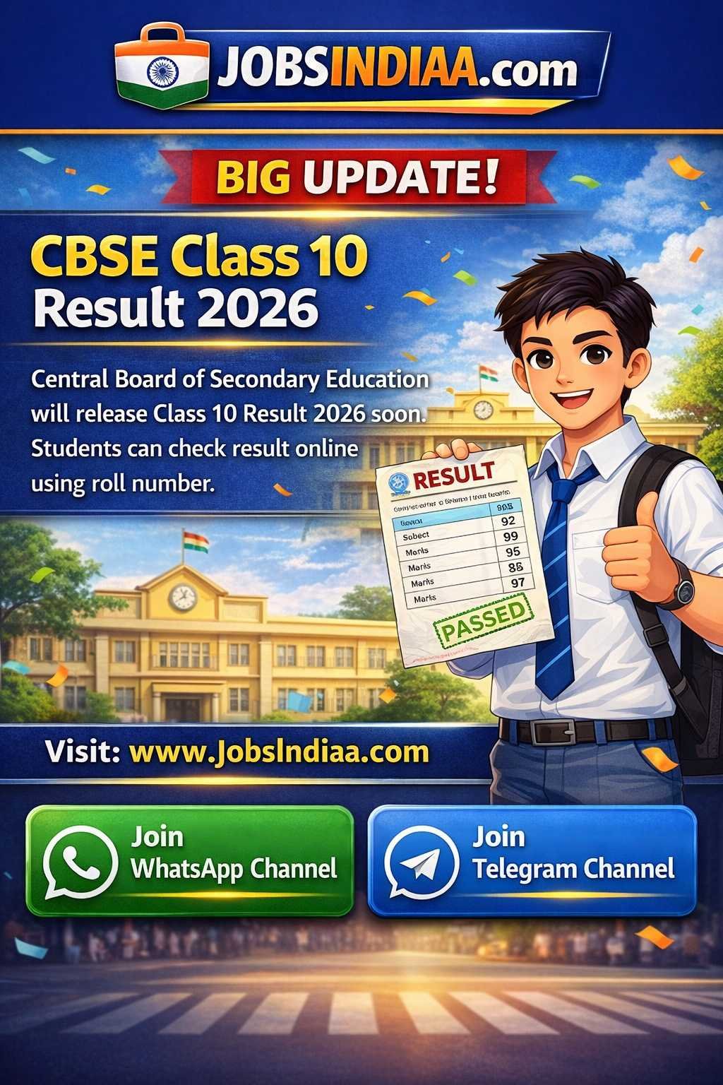 CBSE Class 10 Result 2026