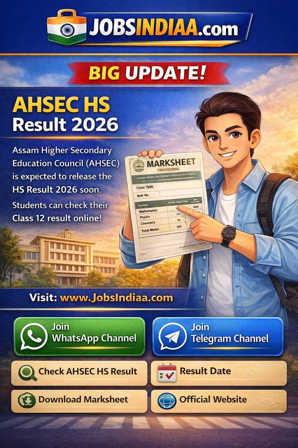 AHSEC HS Result 2026