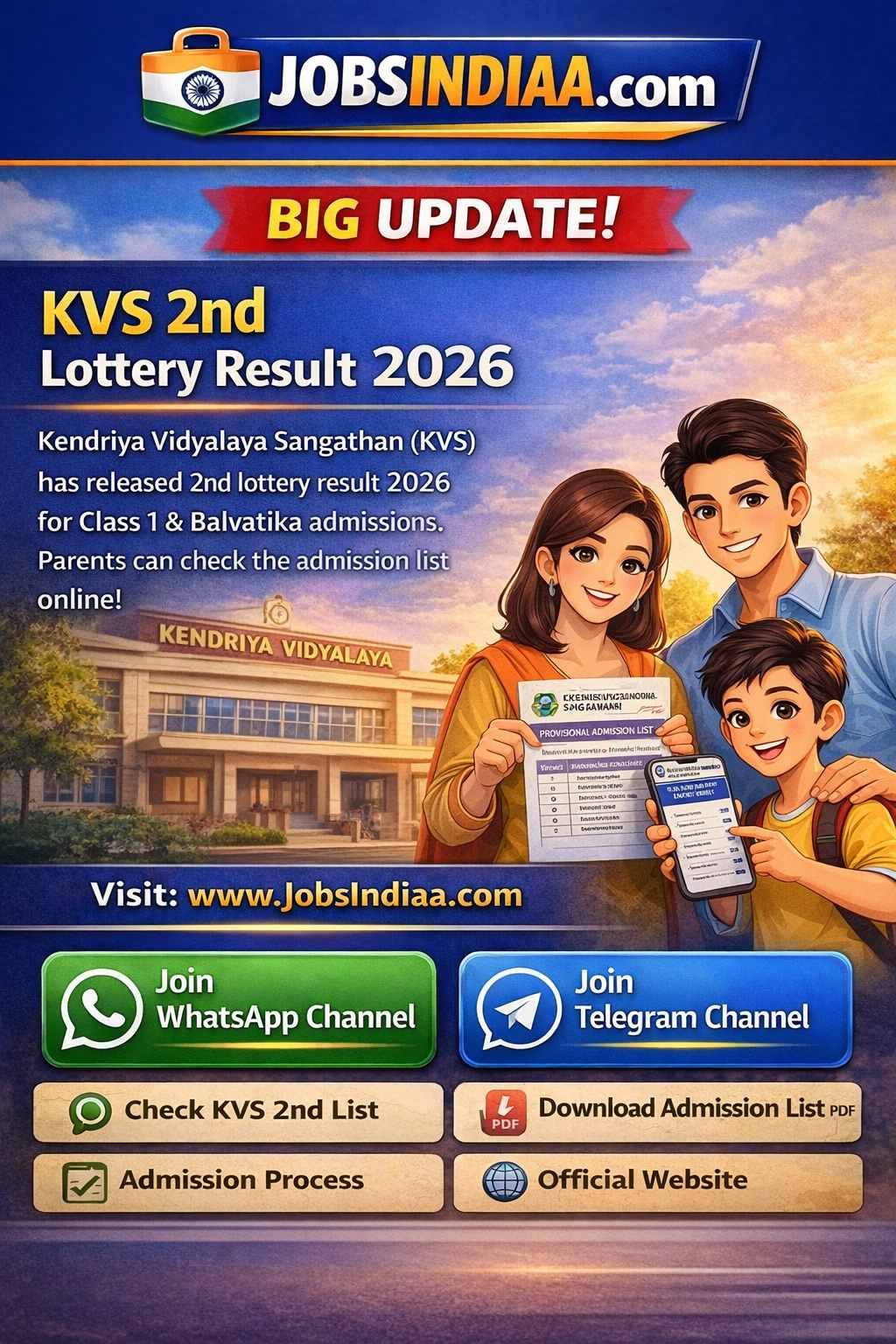 KVS 2nd Lottery Result 2026