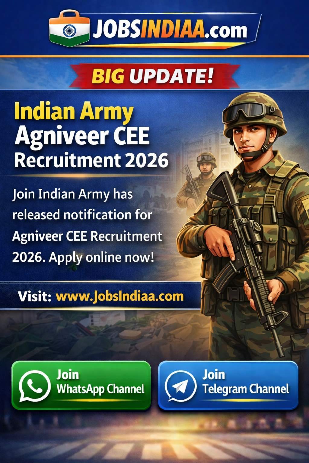 Indian Army Agniveer Recruitment 2026 Notification