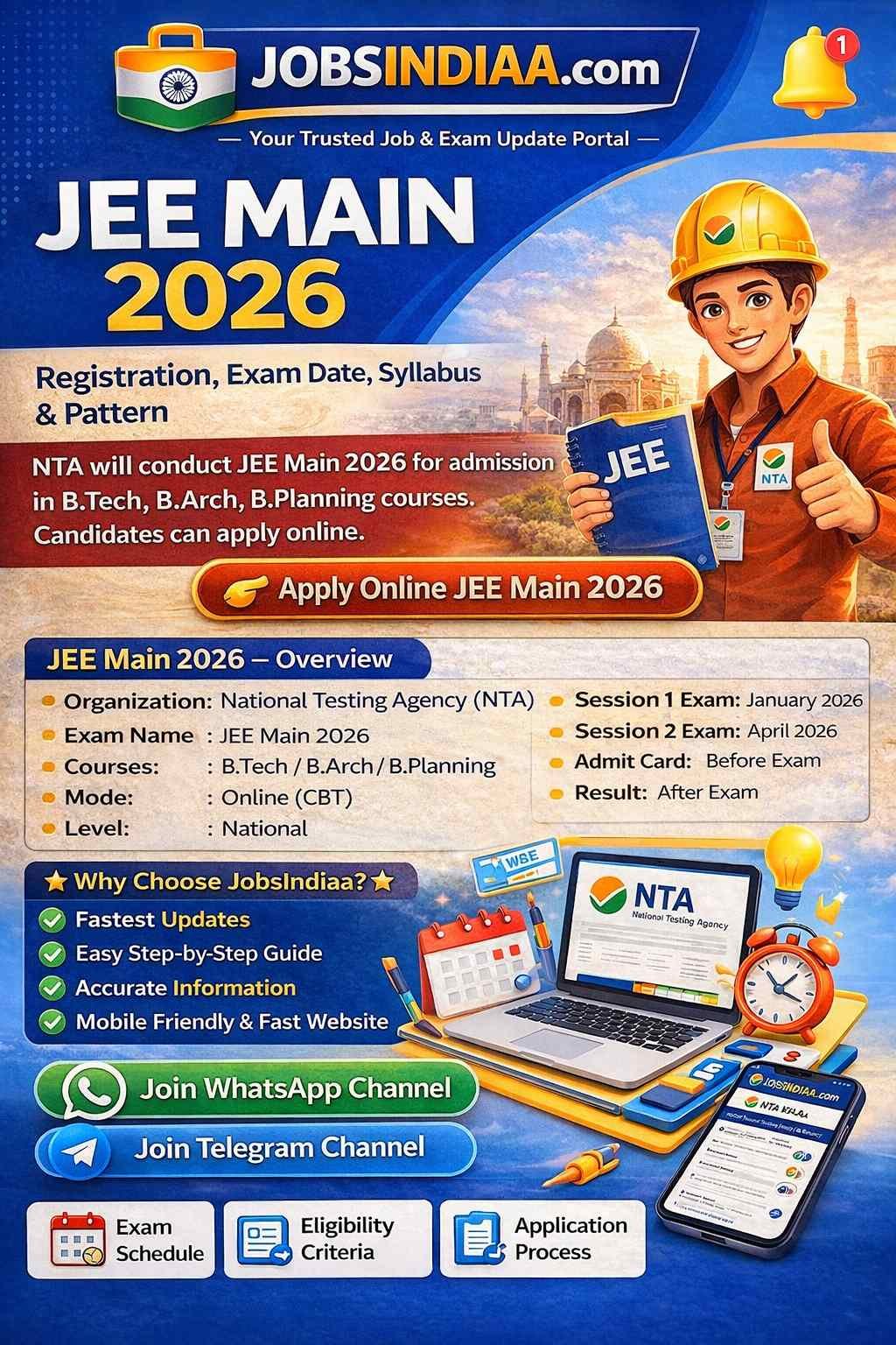 JEE Main 2026 Registration