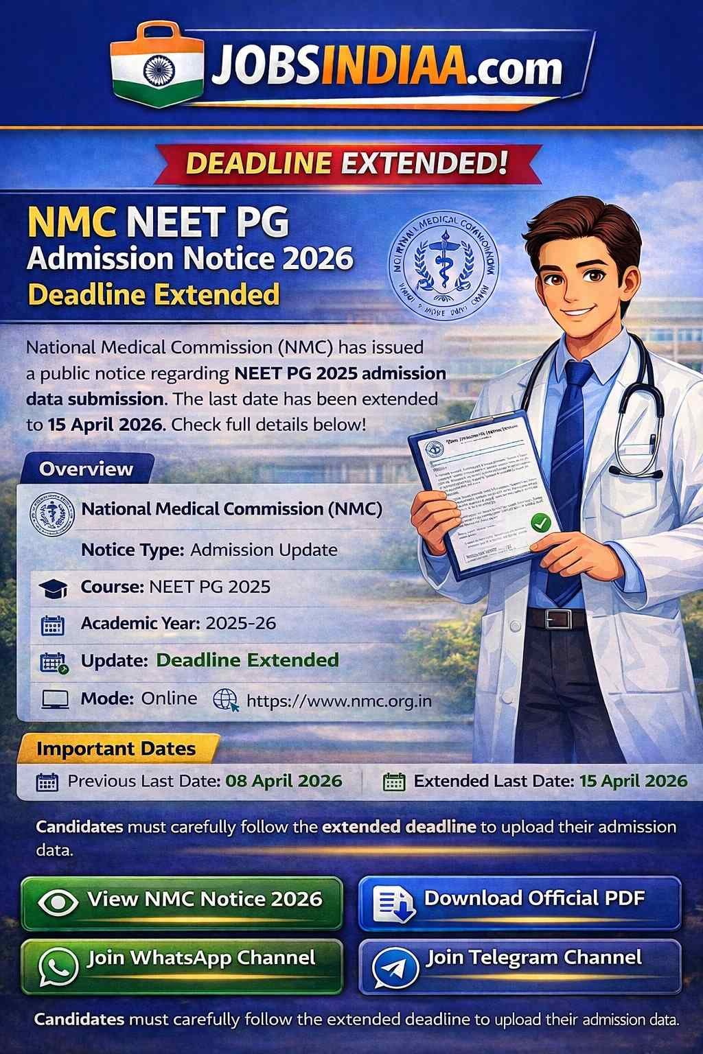 NMC NEET PG Notice 2026