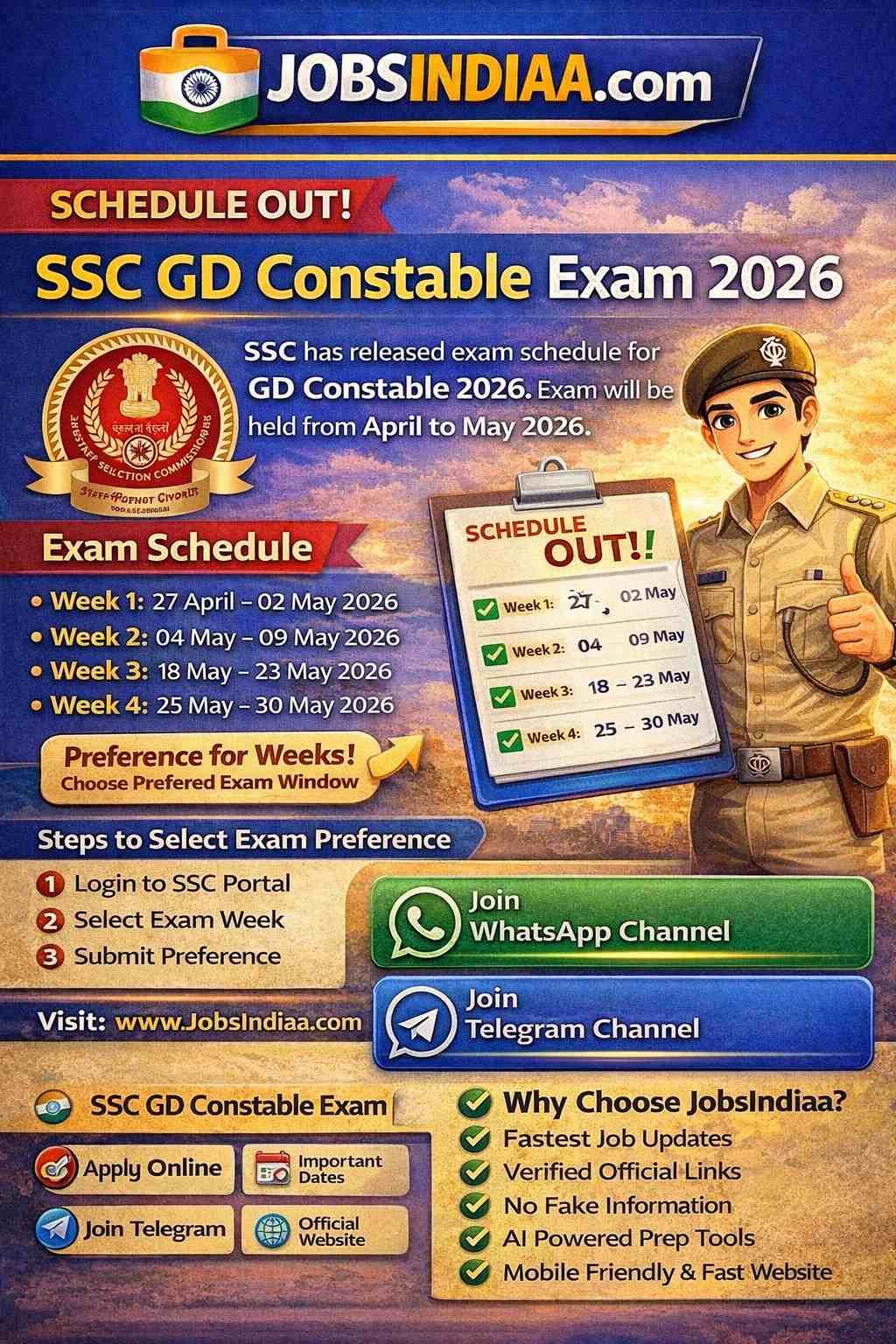 SSC GD Constable Exam 2026