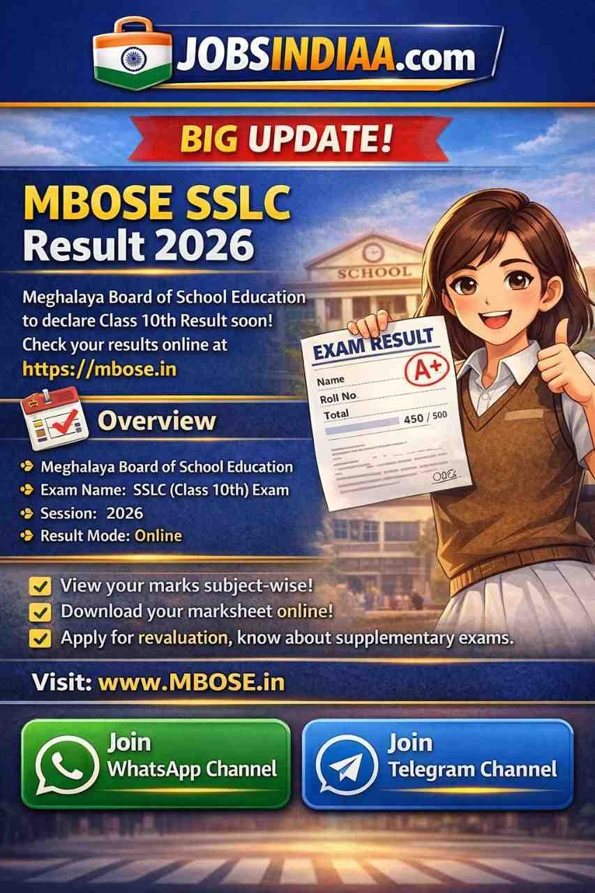 MBOSE SSLC Result 2026